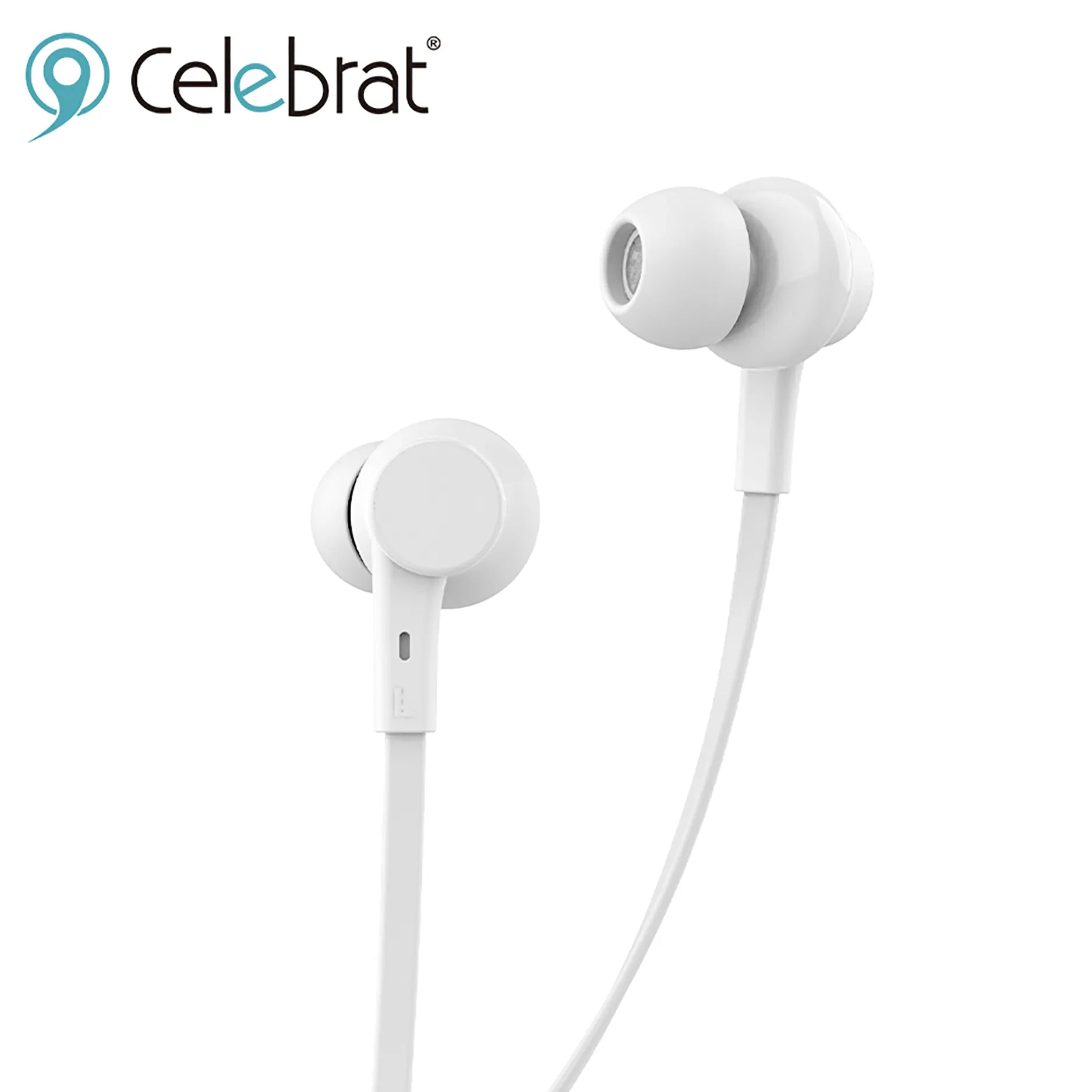 Celebrat A20 In-Ear Wireless Bluetooth Earphones White